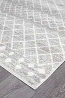 Oasis-Oasis Nadia Grey Rustic Tribal Rug