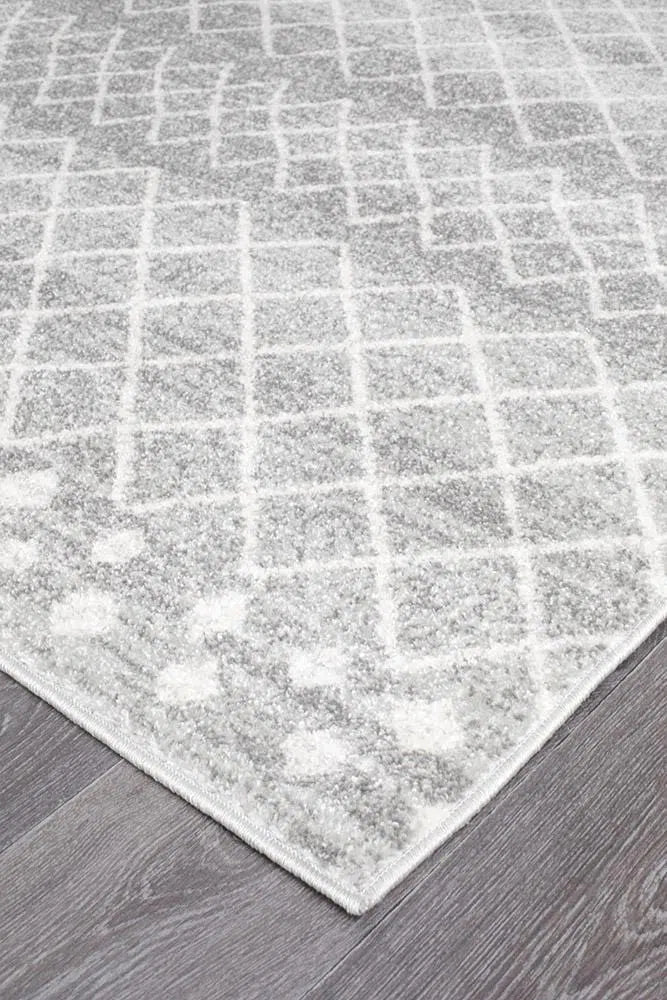 Oasis-Oasis Nadia Grey Rustic Tribal Rug