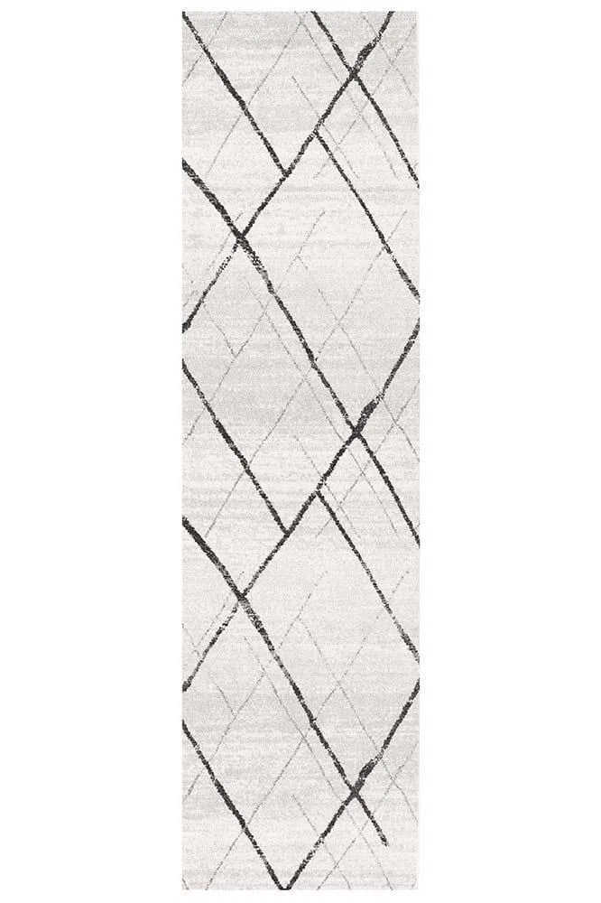 Oasis-Oasis Noah White Grey Contemporary Rug