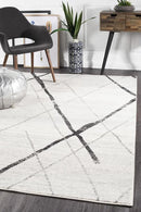 Oasis-Oasis Noah White Grey Contemporary Rug