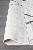 Oasis-Oasis Noah White Grey Contemporary Runner Rug