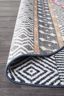 Oasis-Oasis Sabrina Multi Tribal Round Rug