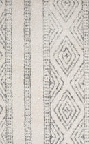 Oasis-Oasis Salma White And Grey Tribal Rug