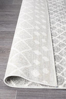 Oasis-Oasis Selma Silver Tribal Runner Rug