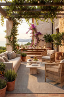 Alfresco 37 Outdoor Rug — AI styled visualisation