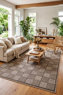 Alfresco 645 Bronze Outdoor Rug — styled indoor setting