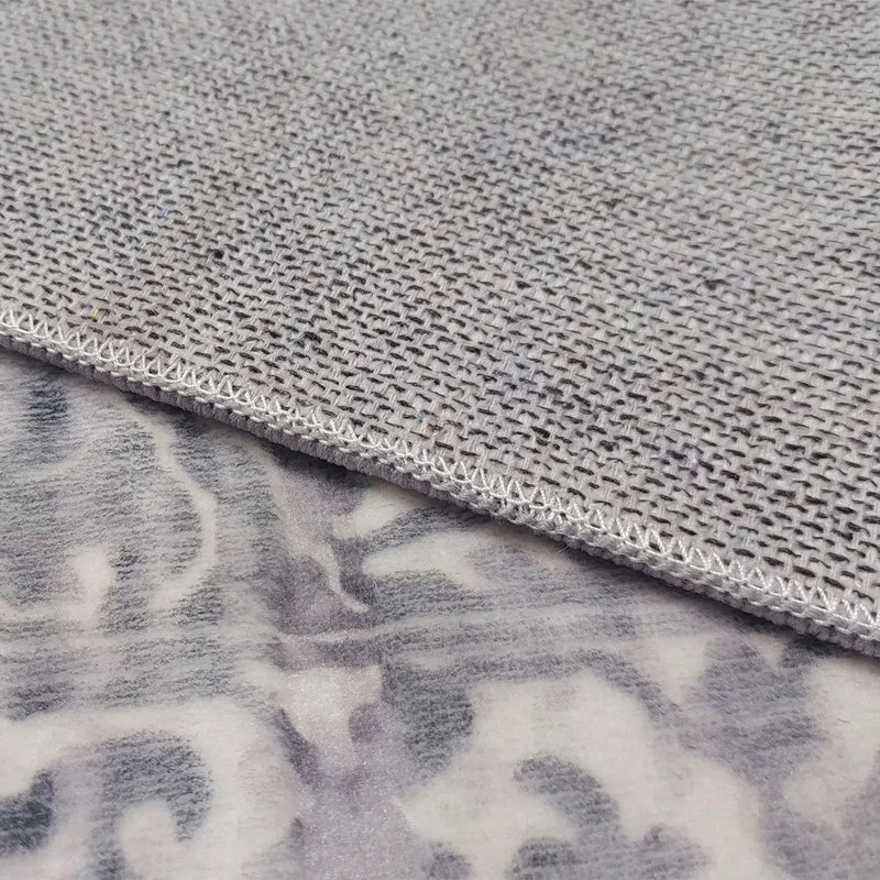 Shay Grey Machine Washable Rug