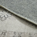 Kanchan Grey Machine Washable Rug