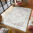 Shay Coral Machine Washable Rug