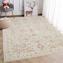 Osaka Beige Machine Washable Rug