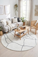 Paradise Amy Grey Round — AI styled visualisation