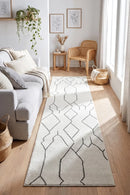 Paradise Ivy Grey Runner — AI styled visualisation