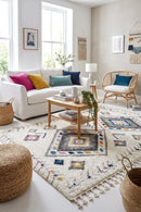 Eden Jewel Multi Rug — AI styled visualisation
