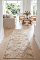 Patio Rico Natural Indoor Outdoor Runner Rug — AI styled visualisation