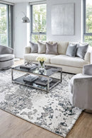 Prisma Emerald Green Rug — AI styled visualisation