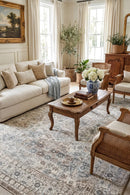 Providence Central Traditional Beige Rug — AI styled visualisation