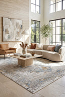 Reflections 104 Blue Rug — AI styled visualisation