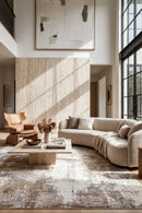 Reflections 105 Natural Rug — AI styled visualisation