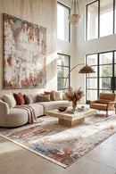 Reflections 107 Sunset Rug — AI styled visualisation