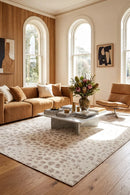 Revive Mila Natural Washable Rug — AI styled visualisation