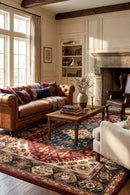 Vienna 45 Red Rug — AI styled visualisation
