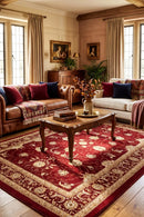 Vienna 84 Red Rug — AI styled visualisation