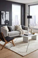 Broadway 931 Ivory Rug — AI styled visualisation
