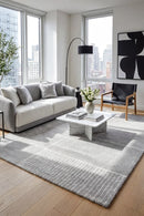 Broadway 935 Silver Rug — AI styled visualisation