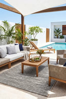 Terrace 5500 Grey Rug — AI styled visualisation