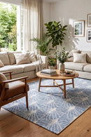 Terrace 5502 Blue Rug — styled indoor setting