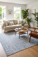Terrace 5505 Blue Rug — styled indoor setting