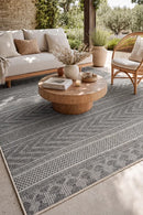 Terrace 5505 Grey Rug — AI styled visualisation