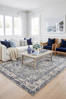 Samsun Traditional Distressed Rug — AI styled visualisation