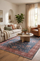Sarnia Machine Washable Rug — AI styled visualisation