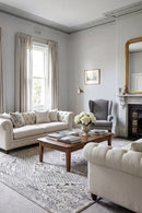 Seqouia 51 Beige Rug — AI styled visualisation