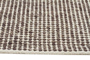 Skandi-Carlos Felted Wool Rug Brown Natural