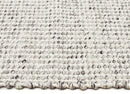 Skandi-Carlos Felted Wool Rug Grey Natural