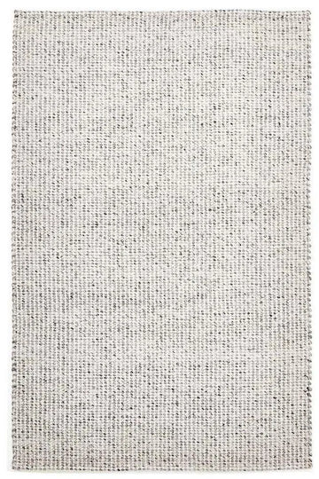 Skandi-Carlos Felted Wool Rug Grey Natural