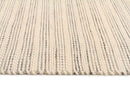 Skandi-Hand Braied Silver Felted Wool Rug