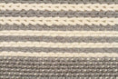 Skandi-Hellena Braied Silver Felted Wool Rug