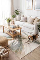 Sofia Emerald Rug — AI styled visualisation