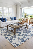 Seaside 7777 White Rug — AI styled visualisation