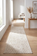 Steph And Gian Flora Husk Runner Rug — AI styled visualisation