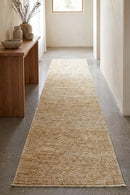 Steph And Gian Willow Wheat Runner Rug — AI styled visualisation