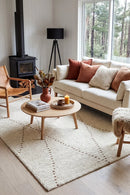 Summit Daina Natural Rug — AI styled visualisation