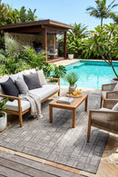 Terrazzo 467 Reversible Silver Outdoor — AI styled visualisation