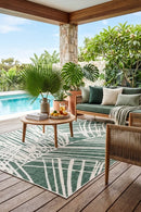 Terrazzo 534 Reversible Green Outdoor — AI styled visualisation