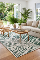 Terrazzo 534 Reversible Green Outdoor — styled indoor setting