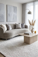 Contour White Jade Rug — AI styled visualisation