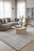 Contour Opal Grey Rug — AI styled visualisation